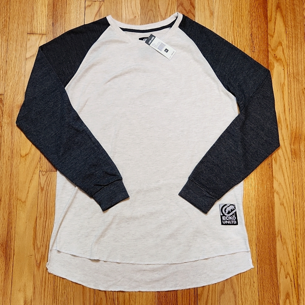 Echo Unltd Oatmeal Heather Charcoal Heather Thermal XL